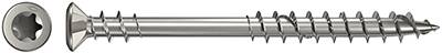 Fischer 660616 Terrassenschrauben 5.5mm 60mm Sechsrund Edelstahl 200St.