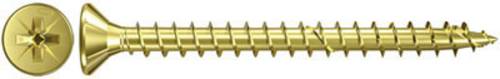 Fischer 653151 Senkkopfschrauben 4mm 35mm Kreuzschlitz Pozidriv galvanisch verzinkt 300St.