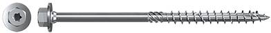 Fischer 659412 Holzschraube 10 mm 100 mm Außensechskant, Sechsrund 50 St.