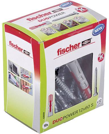 Fischer 538258 DUOPOWER 12x60 S LD 2-Komponenten-Dübel 60mm 12mm 10St.