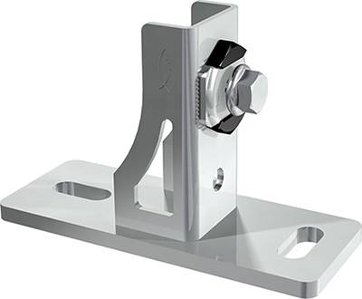 Fischer Sattelflansch Stahl verzinkt, Polypropylen 538665 10St.