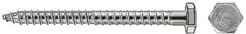 Fischer 80261 Sicherheitsschrauben 7mm 87mm Außensechskant Edelstahl 200St.