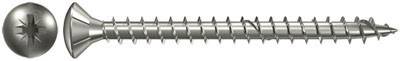 Fischer 657347 Senkkopfschraube 4.5mm 50mm Kreuzschlitz Pozidriv galvanisch verzinkt 200St.