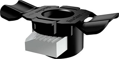 Fischer 538649 Schiebemuttern M10 Stahl, Polypropylen galvanisch verzinkt 50St.