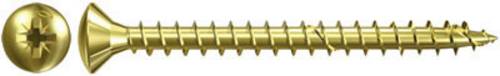 Fischer 653694 Senkkopfschrauben 4.5mm 60mm Kreuzschlitz Pozidriv galvanisch verzinkt 200St.