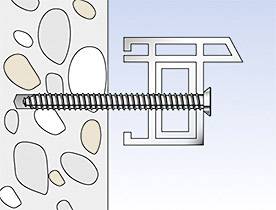 Fischer 532946 Fensterrahmenschraube 7.5 mm 302 mm Sechsrund 100 St.