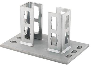 Fischer PSF 62D Sattelflansch Stahl 533742 5St.