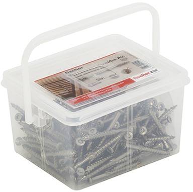 Fischer 660613 Terrassenschrauben 5mm 60mm Sechsrund 200St.
