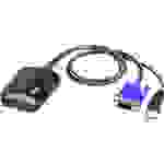 ATEN KVM Adapter [1x VGA-Stecker, USB 2.0 Stecker A - 1x USB 2.0 Buchse Mini-B] Schwarz