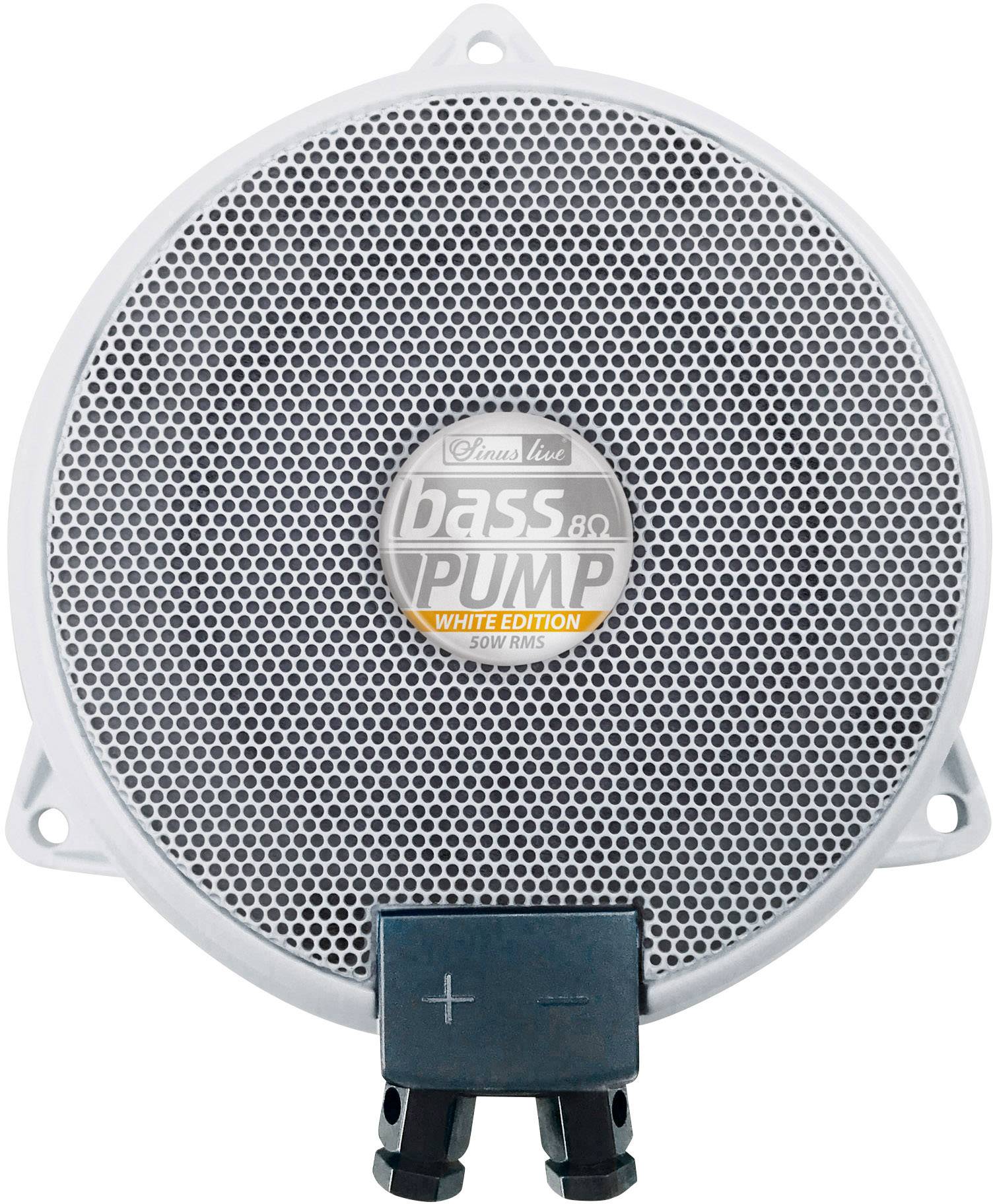 Sinuslive BASS PUMP III White Edition Körperschall-Lautsprecher 130 mm 80 W 8 Ω