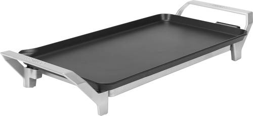 Table Chef Premium Elektro Grill mit manueller Temperatureinstellung Silber (matt), Schwarz