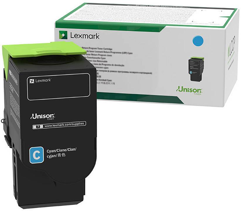 Lexmark Rückgabe Tonerkassette C2425 C2535 MC2425 MC2535 MC2640 Original Cyan 3500 Seiten C242XC0