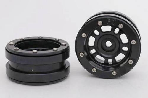 Metsafil 1:10 Crawler Felgen Distractor Schwarz 2St.