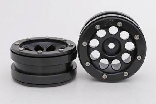Metsafil 1:10 Crawler Felgen PT-Ecohole Schwarz 2St.