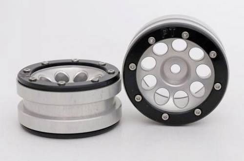Metsafil 1:10 Crawler Felgen PT-Ecohole Silber 2St.