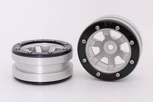 Metsafil 1:10 Crawler Felgen PT-Claw Silber 2St.