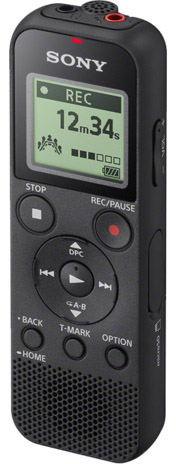 Sony ICD-PX370 Digitales Diktiergerät Aufzeichnungsdauer (max.) 159h Schwarz Geräuschunterdrückung