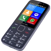 Beafon SL810 Senioren-Handy mit Ladestation, SOS Taste Schwarz (gummiert), Schwarz Beafon SL810 Senioren-Handy mit Ladestation, SOS Taste Schwarz (gummiert), Schwarz