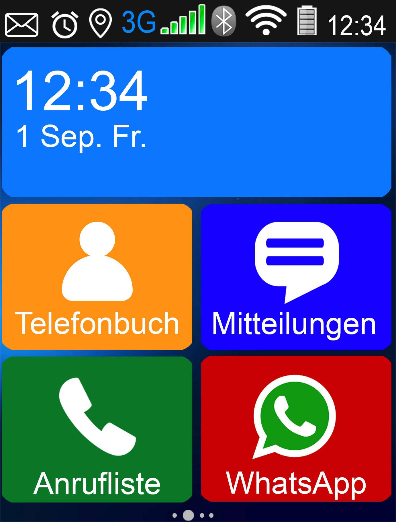 Beafon SL810 Senioren-Handy mit Ladestation, SOS Taste Schwarz (gummiert), Schwarz