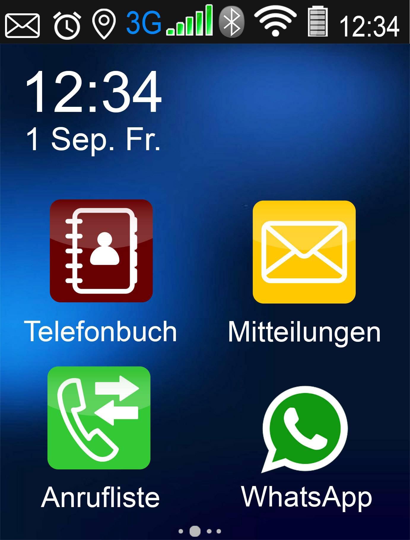 Beafon SL810 Senioren-Handy mit Ladestation, SOS Taste Schwarz (gummiert), Schwarz