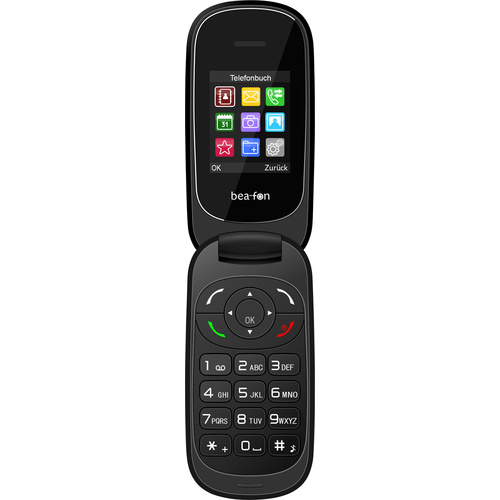 beafon C220 Téléphone portable à clapet rouge