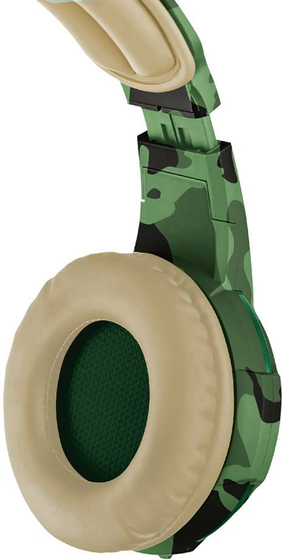 Trust GXT310C Radius Jungle Camo Gaming Headset 3.5mm Klinke schnurgebunden On Ear Camouflage Stereo
