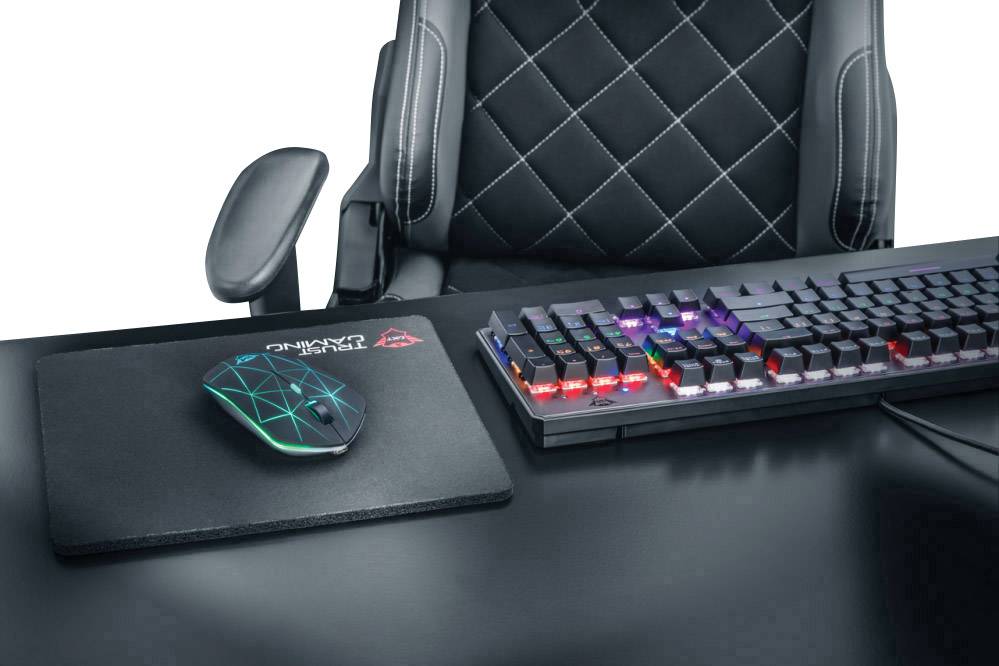 Trust GXT755-T Gaming-Mauspad Flexibel Schwarz (B x H x T) 250 x 3 x 210mm