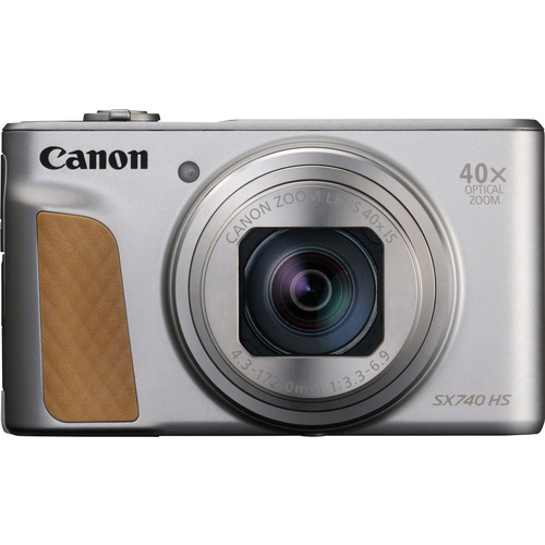 Canon PowerShot SX740 HS Digitalkamera 20.3 Megapixel Opt. Zoom: 40 x Silber 4K-Video, Bluetooth, D