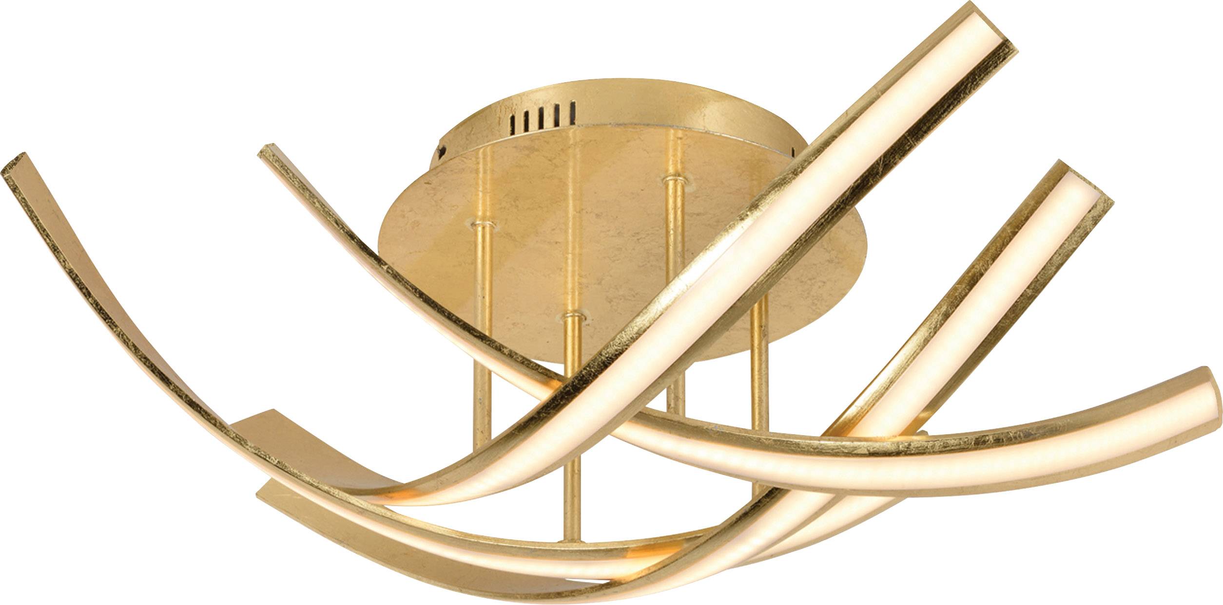 Paul Neuhaus 6474-12 LINDA LED-Deckenleuchte 28 W Blattgold (glänzend)