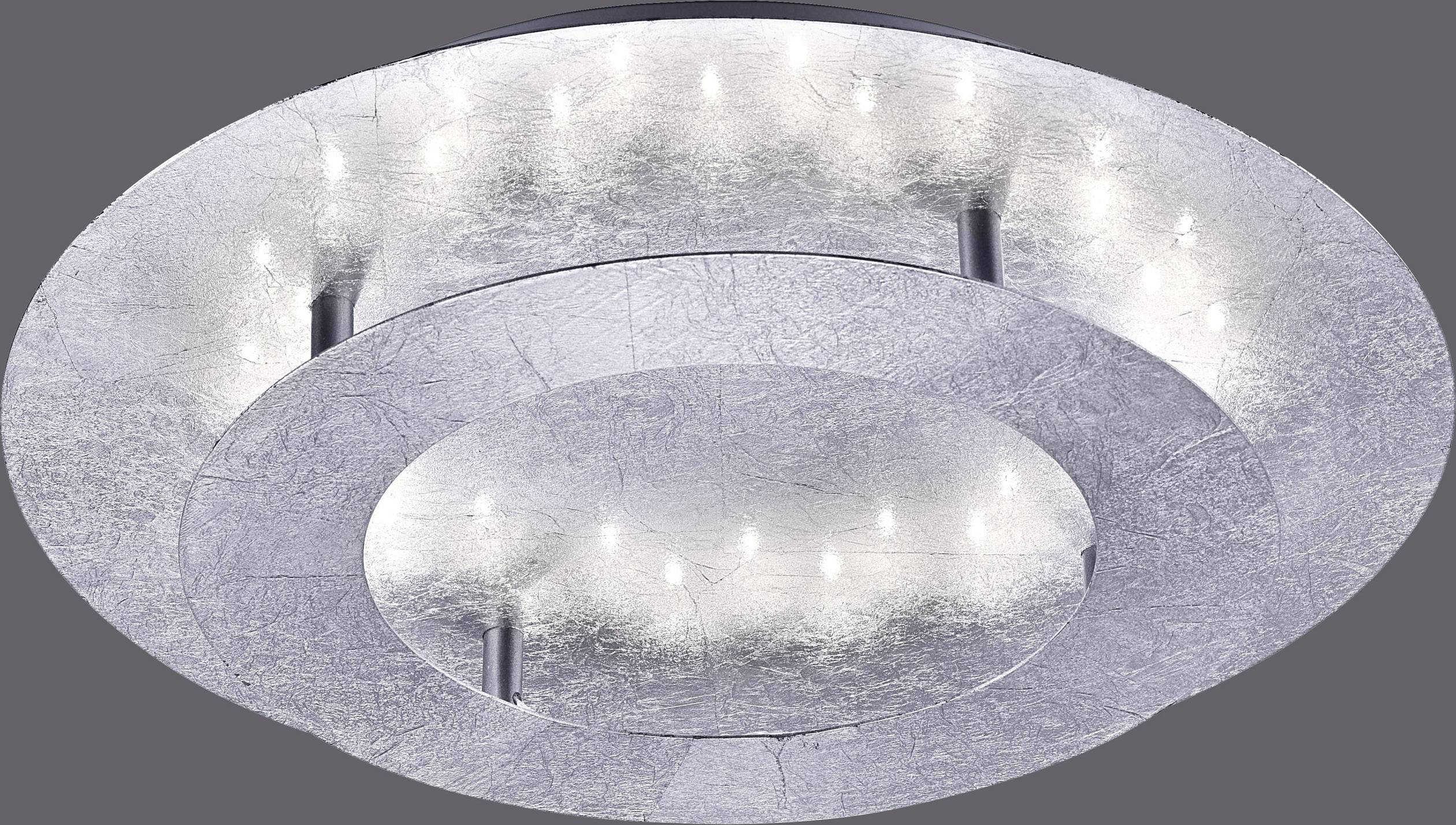 Paul Neuhaus 9620-21 NEVIS LED-Deckenleuchte 18 W Blattsilber (glänzend)