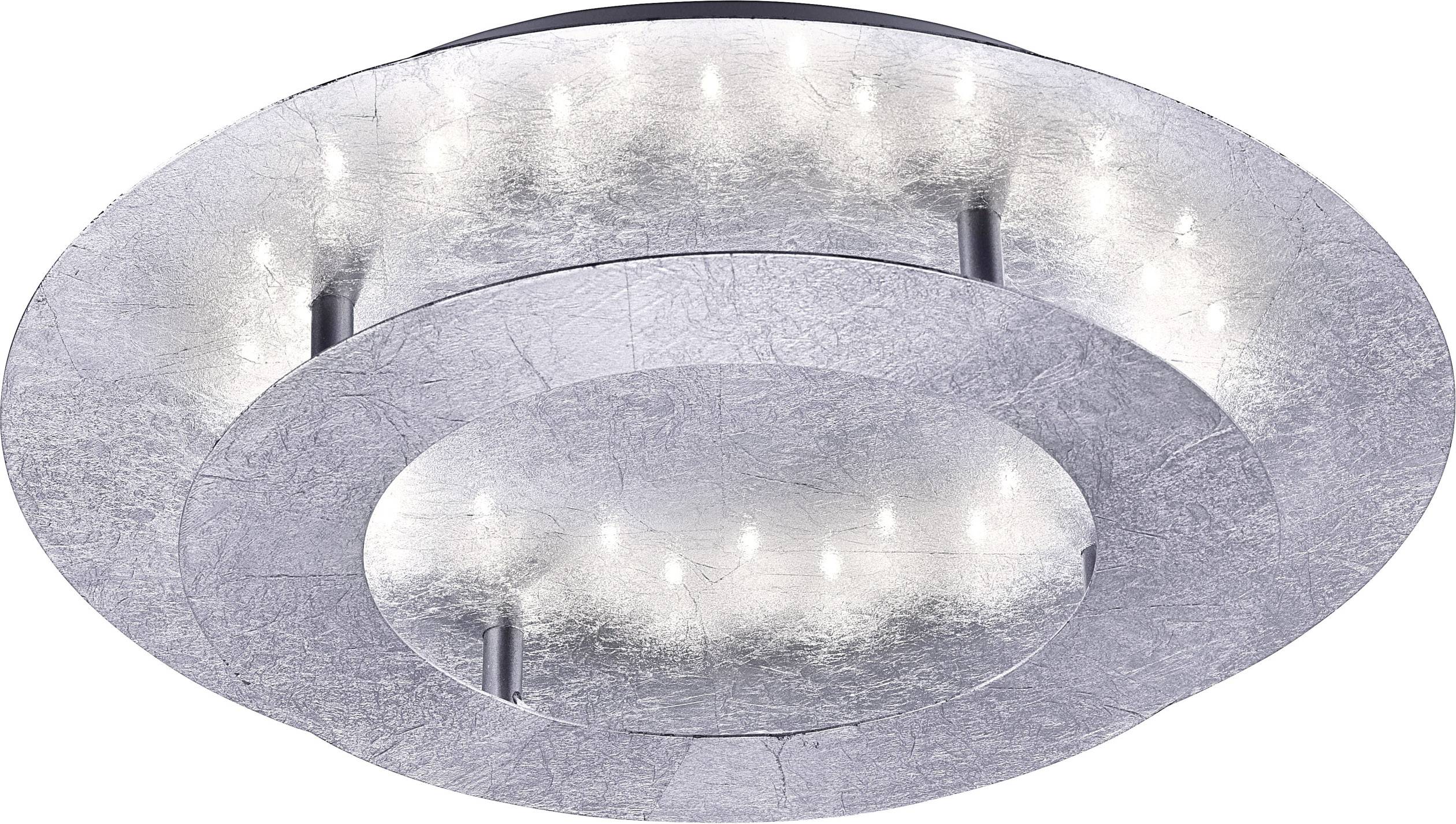 Paul Neuhaus 9620-21 NEVIS LED-Deckenleuchte 18 W Blattsilber (glänzend)