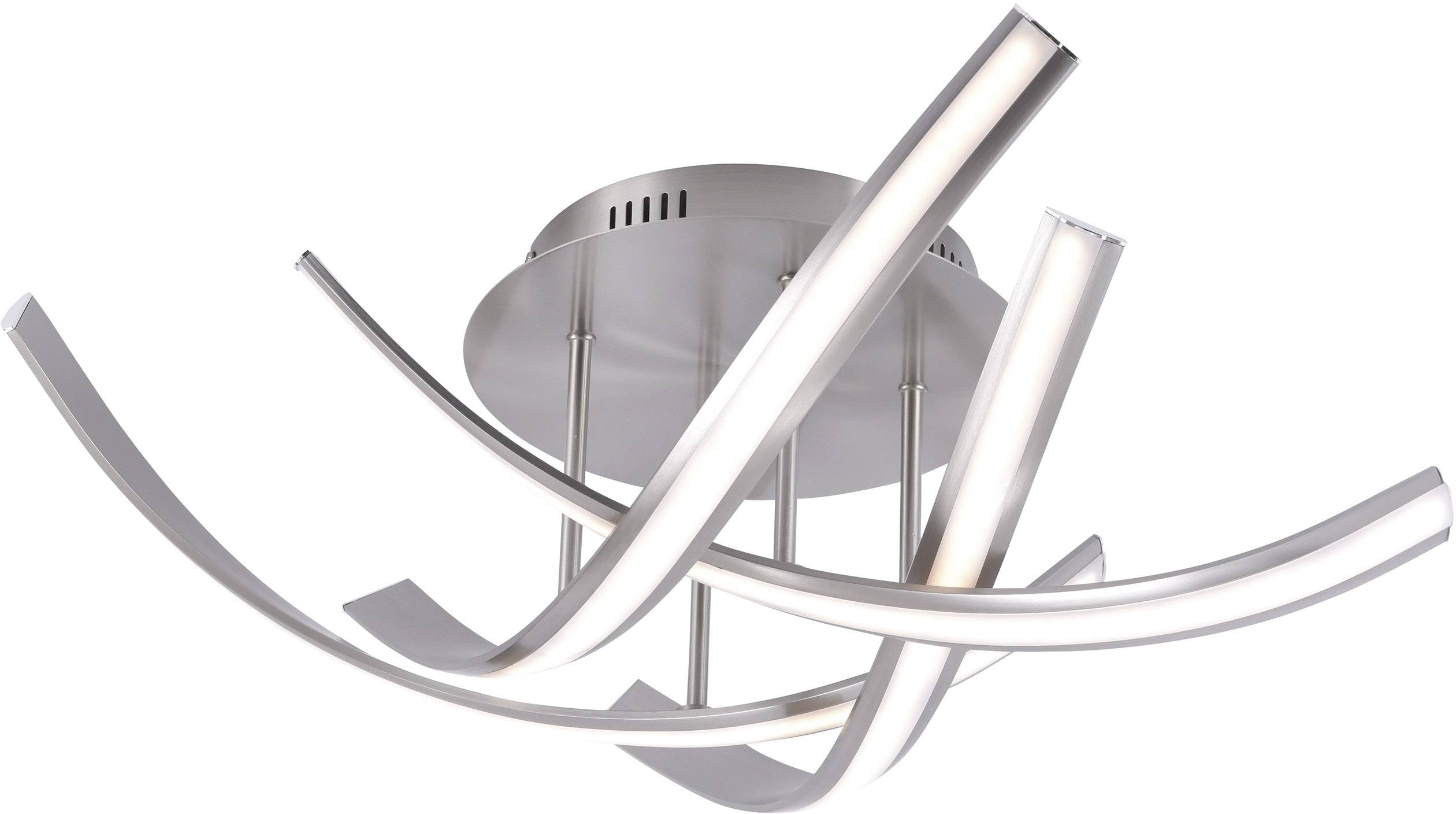 Paul Neuhaus 6474-55 LINDA LED-Deckenleuchte 28W Edelstahl (gebürstet)