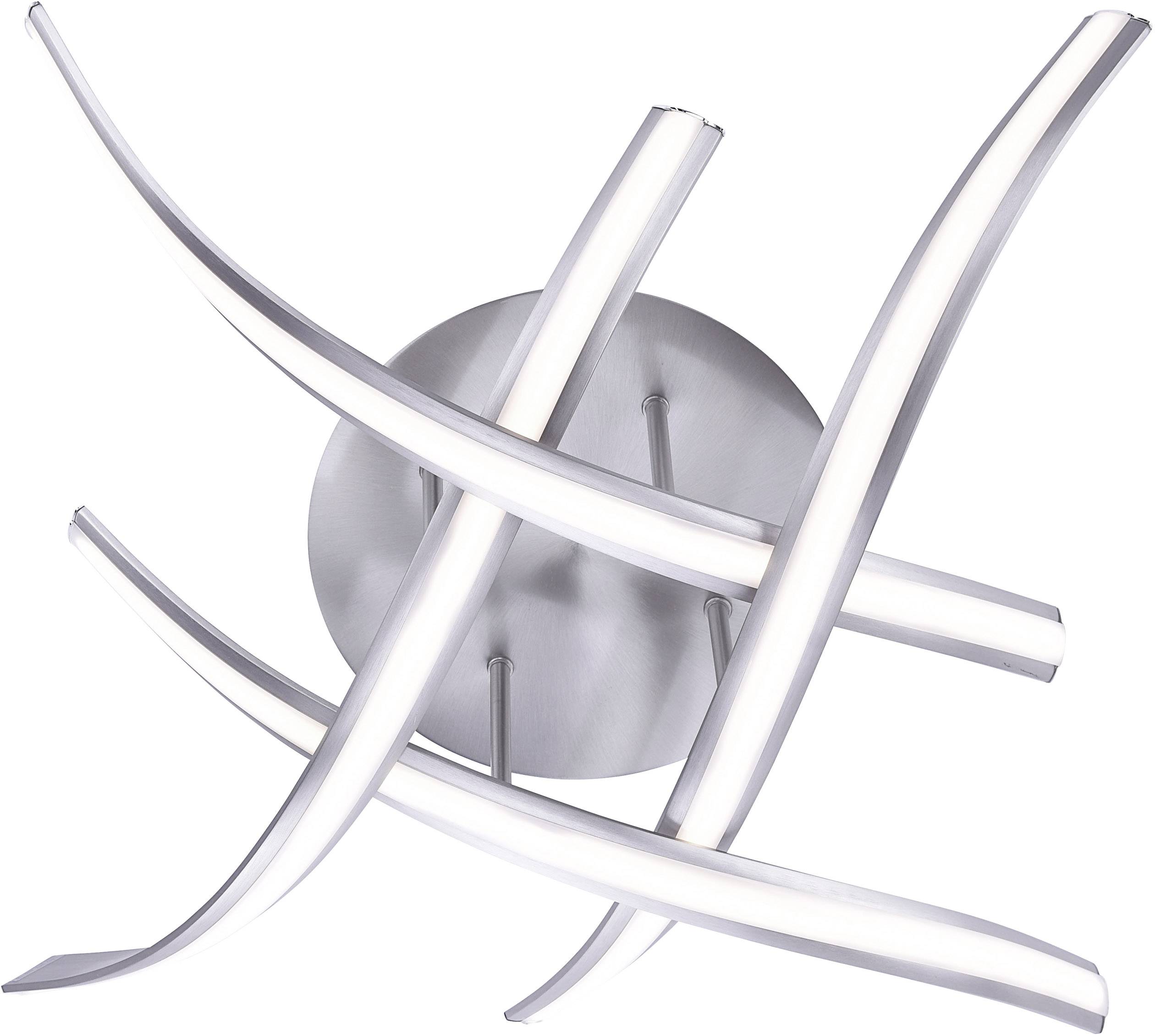 Paul Neuhaus 6474-55 LINDA LED-Deckenleuchte 28W Edelstahl (gebürstet)