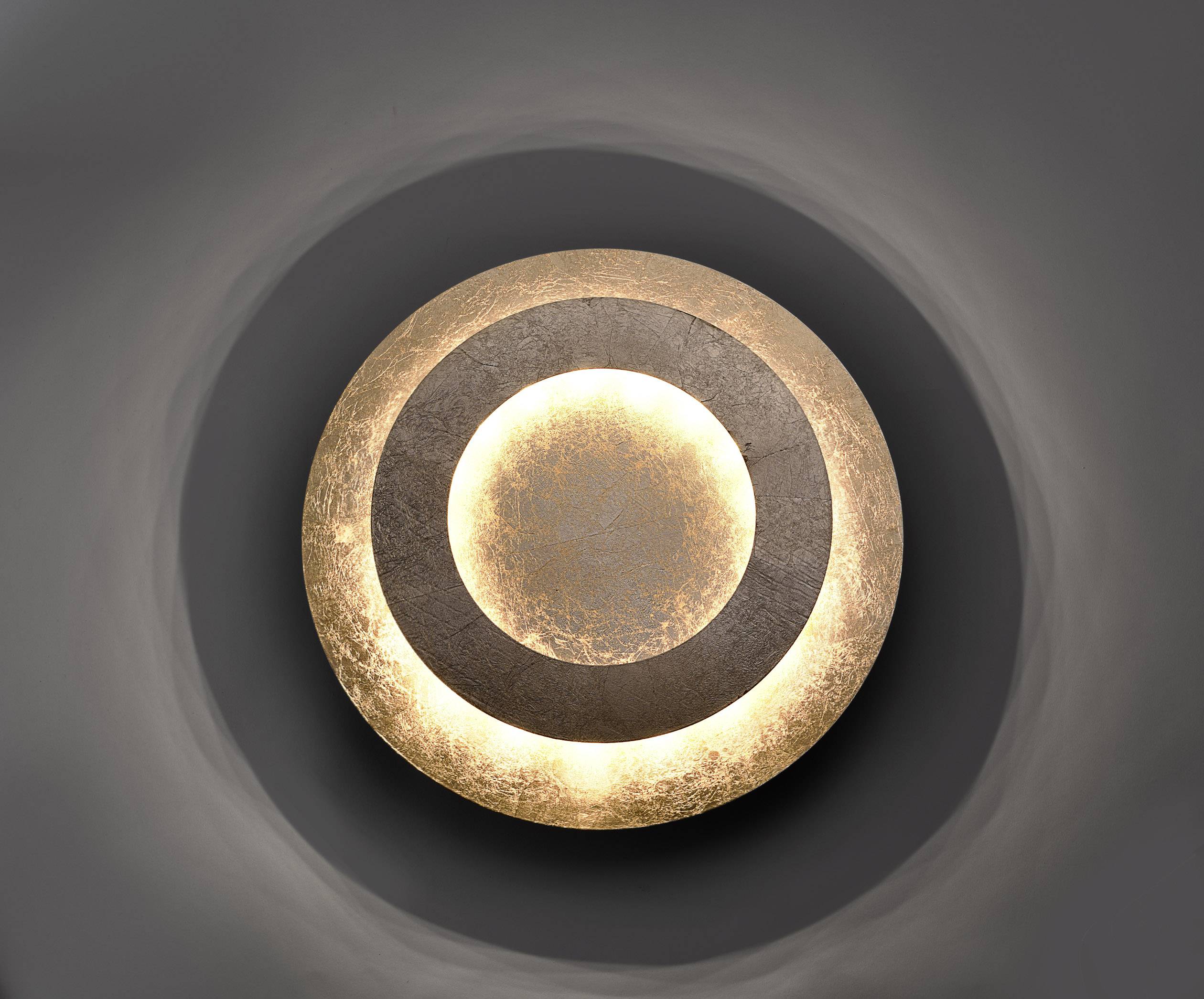 Paul Neuhaus 9011-12 NEVIS LED-Deckenleuchte 6W Blattgold (glänzend)