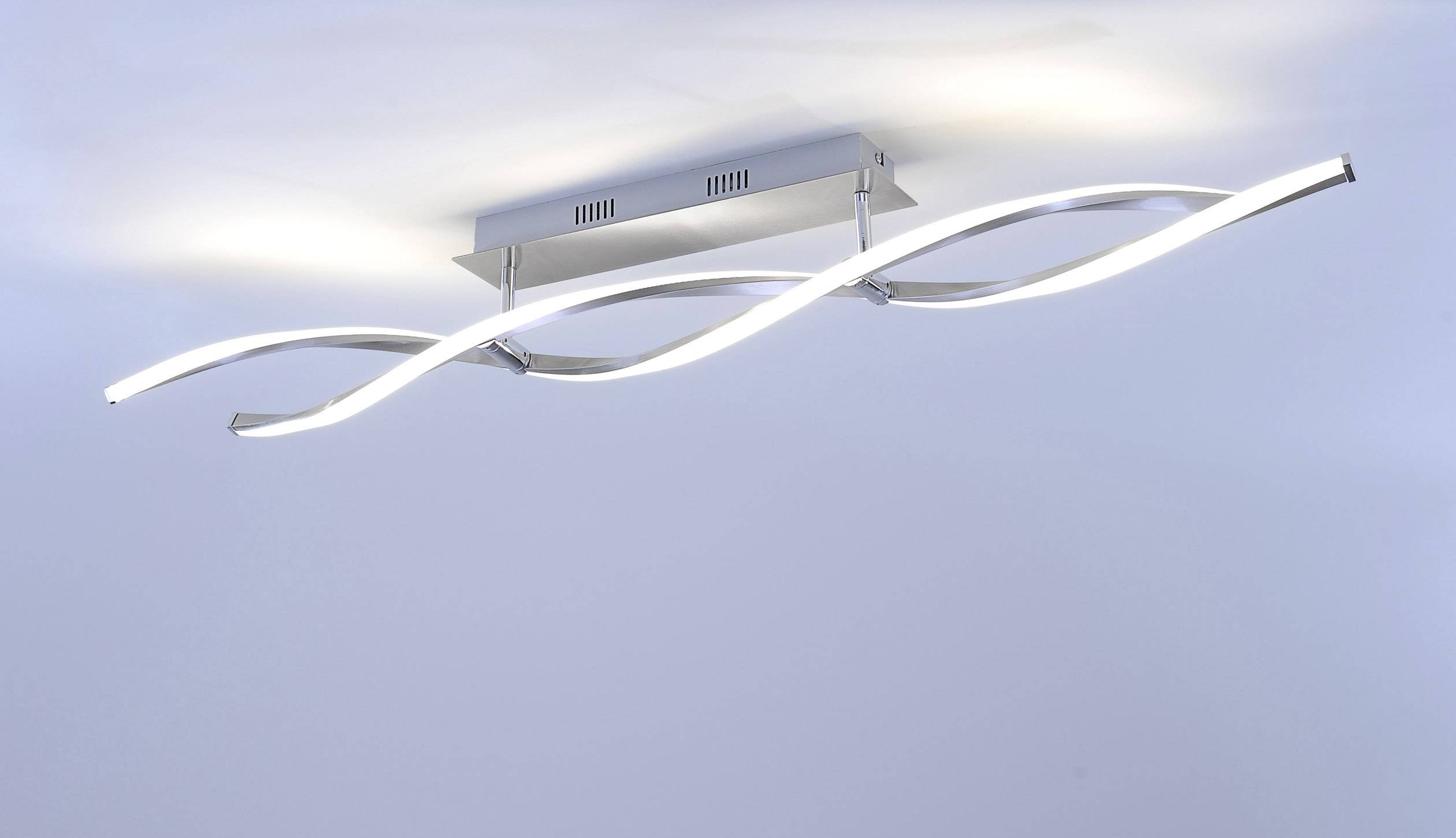 Paul Neuhaus 9143-55 POLINA LED-Deckenleuchte 20 W Edelstahl (gebürstet)