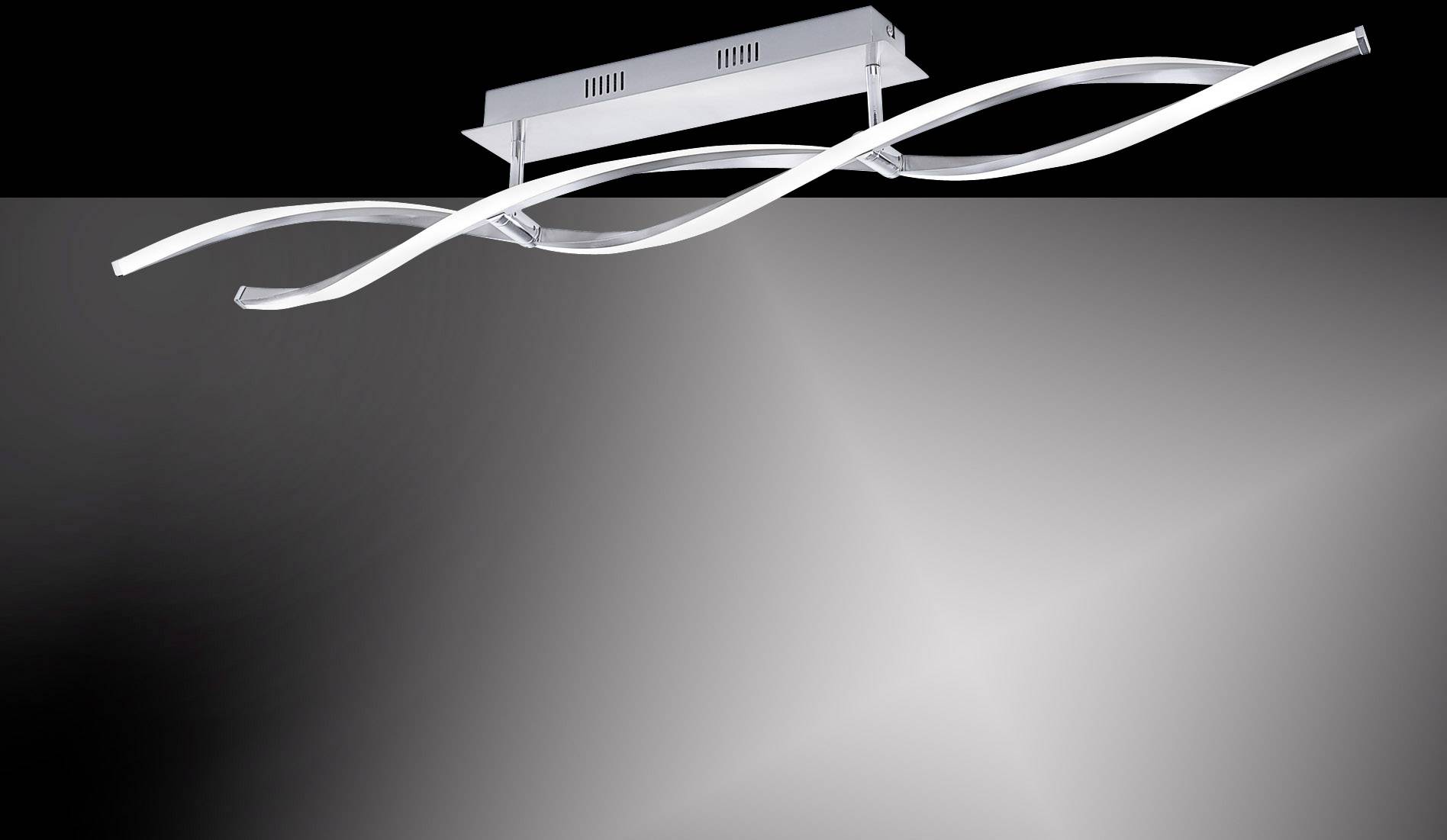 Paul Neuhaus 9143-55 POLINA LED-Deckenleuchte 20 W Edelstahl (gebürstet)