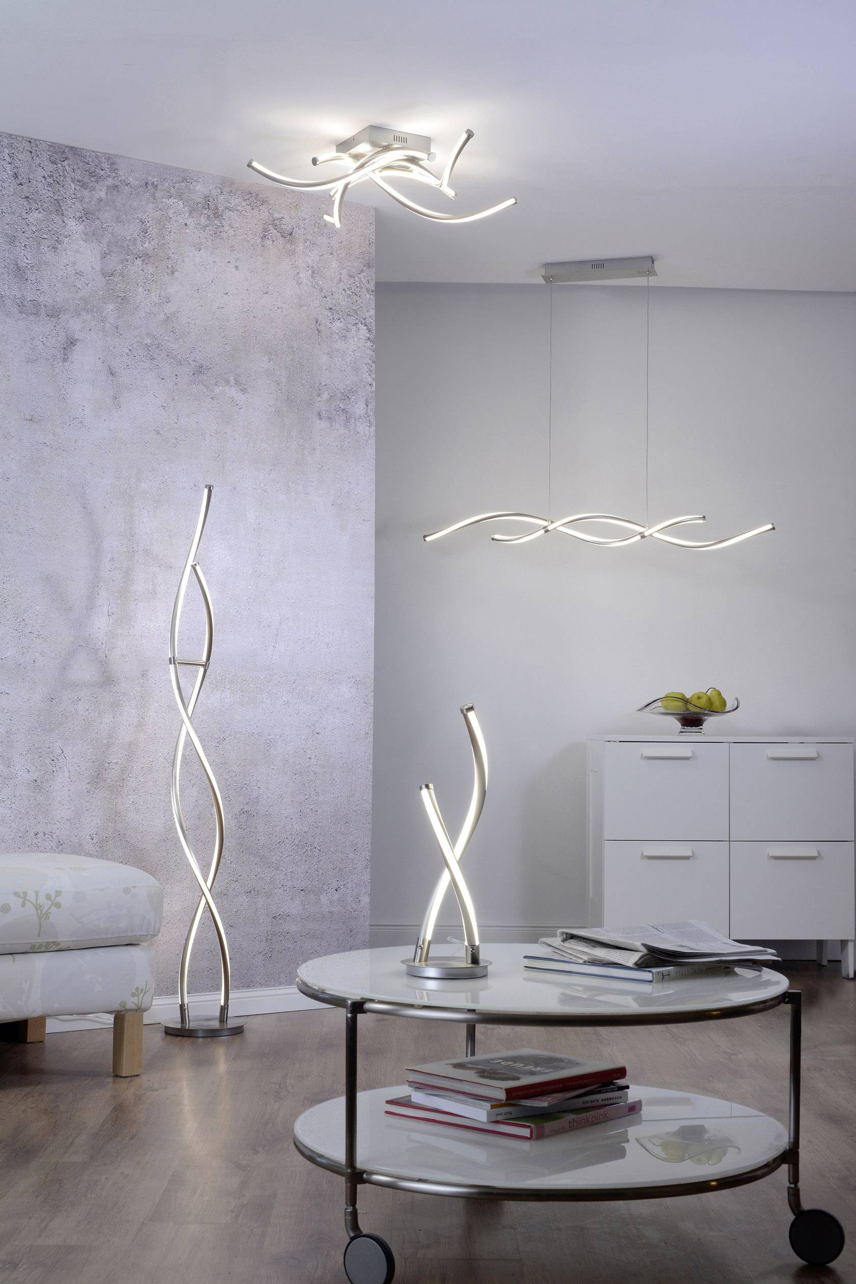 Paul Neuhaus Q® LED Decken- und Wandleuchte Q-MALINA LED fest eingebaut 50 W Warmweiß, Tageslichtweiß, Neutralweiß