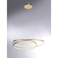Paul Neuhaus ROMAN 2474-12 LED-Pendelleuchte 40 W Blattgold (glänzend) Paul Neuhaus ROMAN 2474-12 LED-Pendelleuchte 40 W Blattgold (glänzend)