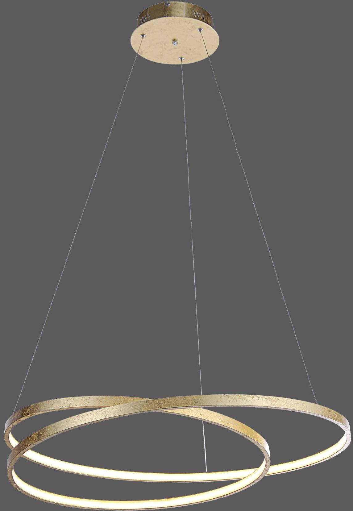 Paul Neuhaus ROMAN 2474-12 LED-Pendelleuchte 40 W Blattgold (glänzend)