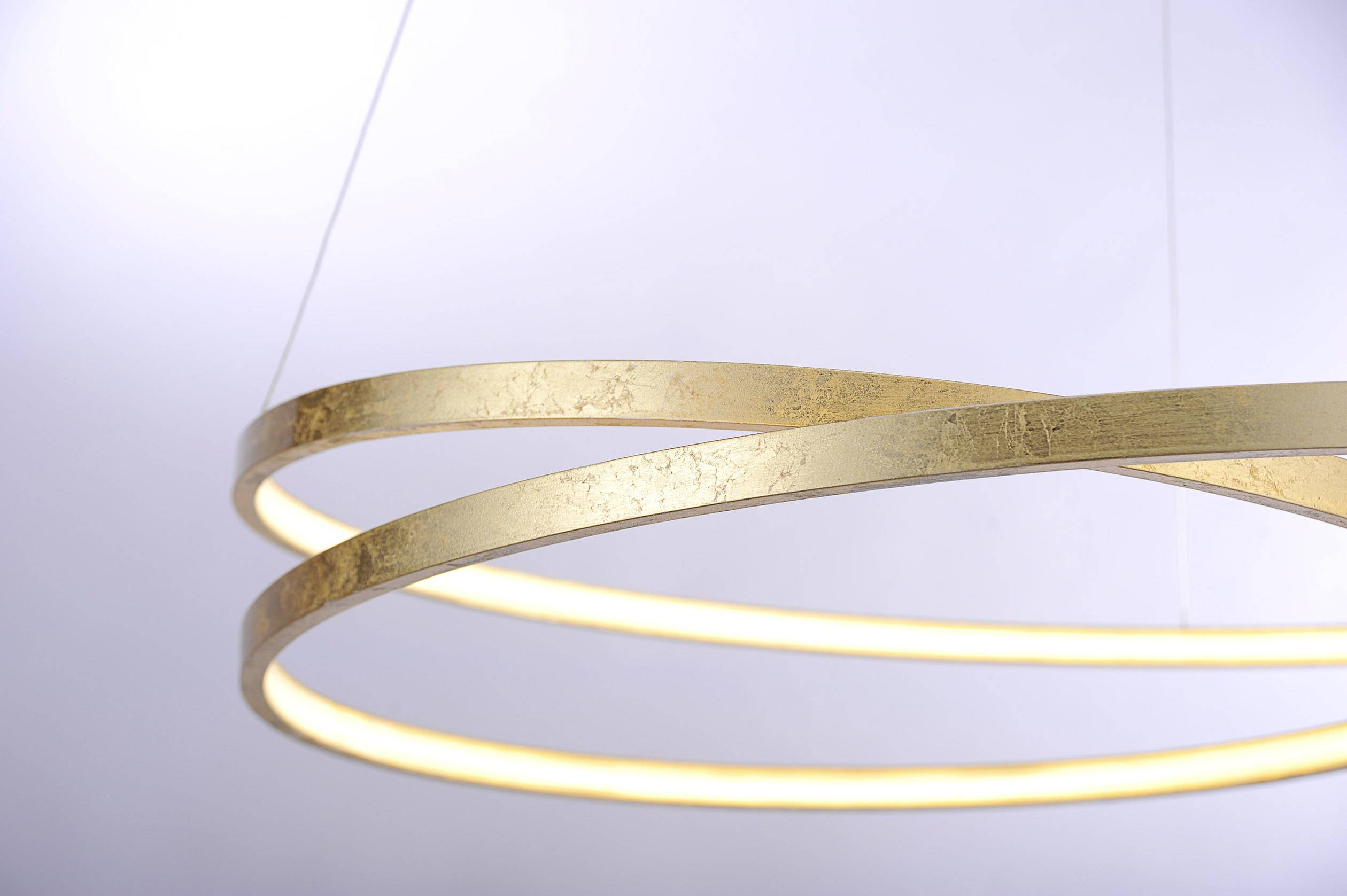 Paul Neuhaus ROMAN 2474-12 LED-Pendelleuchte 40 W Blattgold (glänzend)