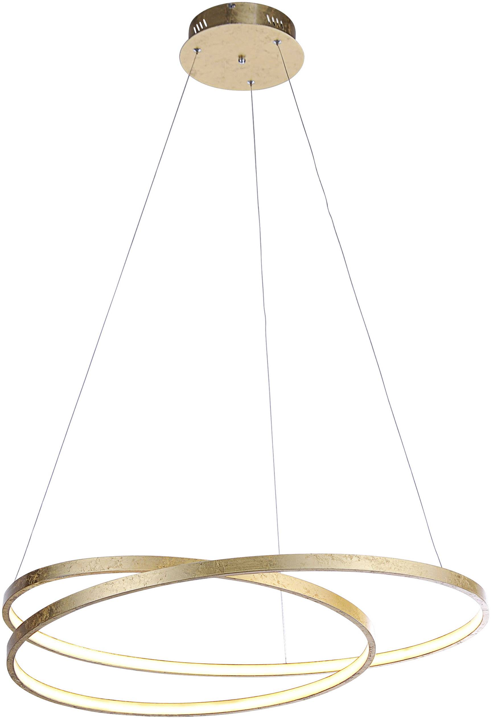 Paul Neuhaus ROMAN 2474-12 LED-Pendelleuchte 40 W Blattgold (glänzend)