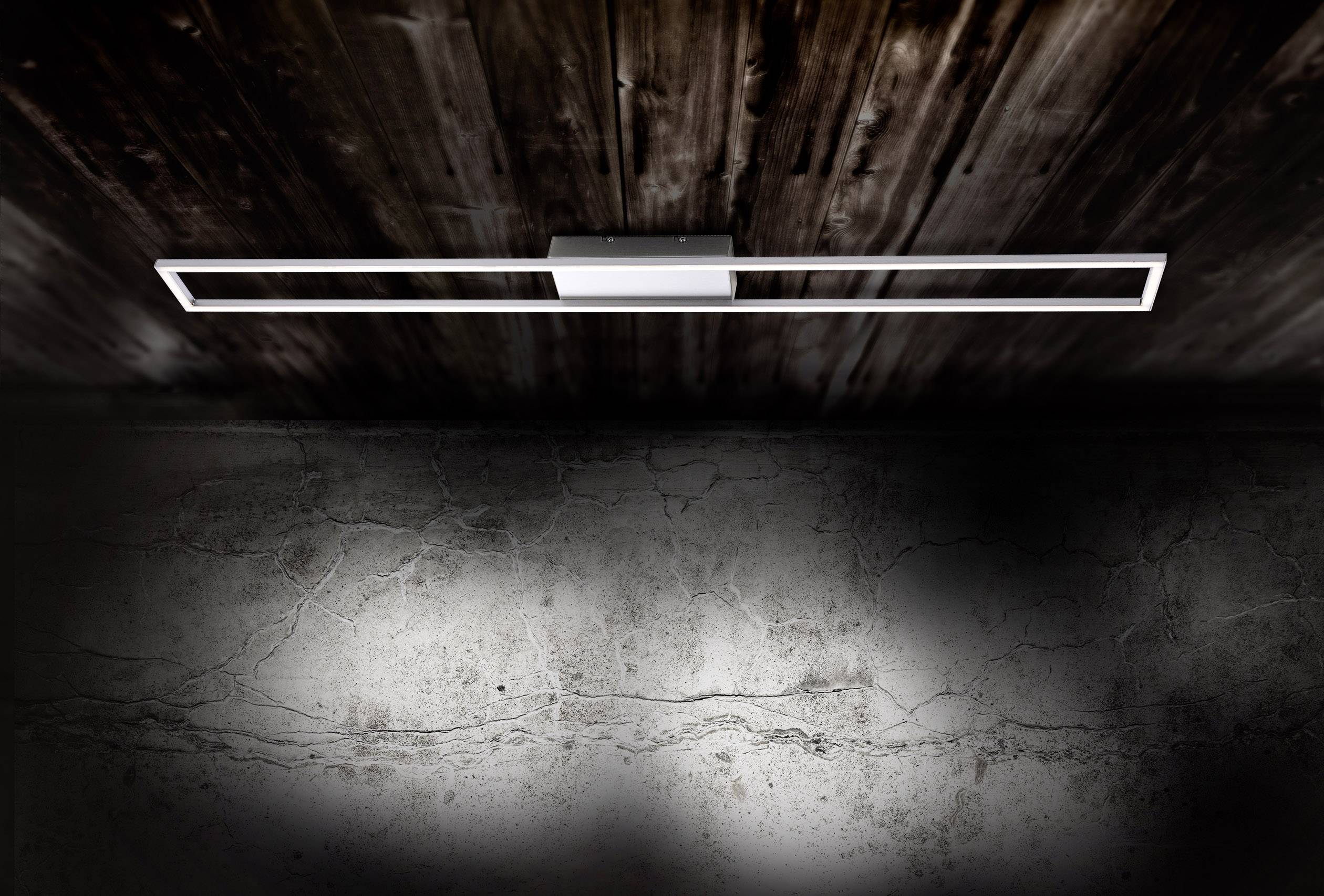 Paul Neuhaus 8085-55 INIGO LED-Deckenleuchte 36 W Edelstahl