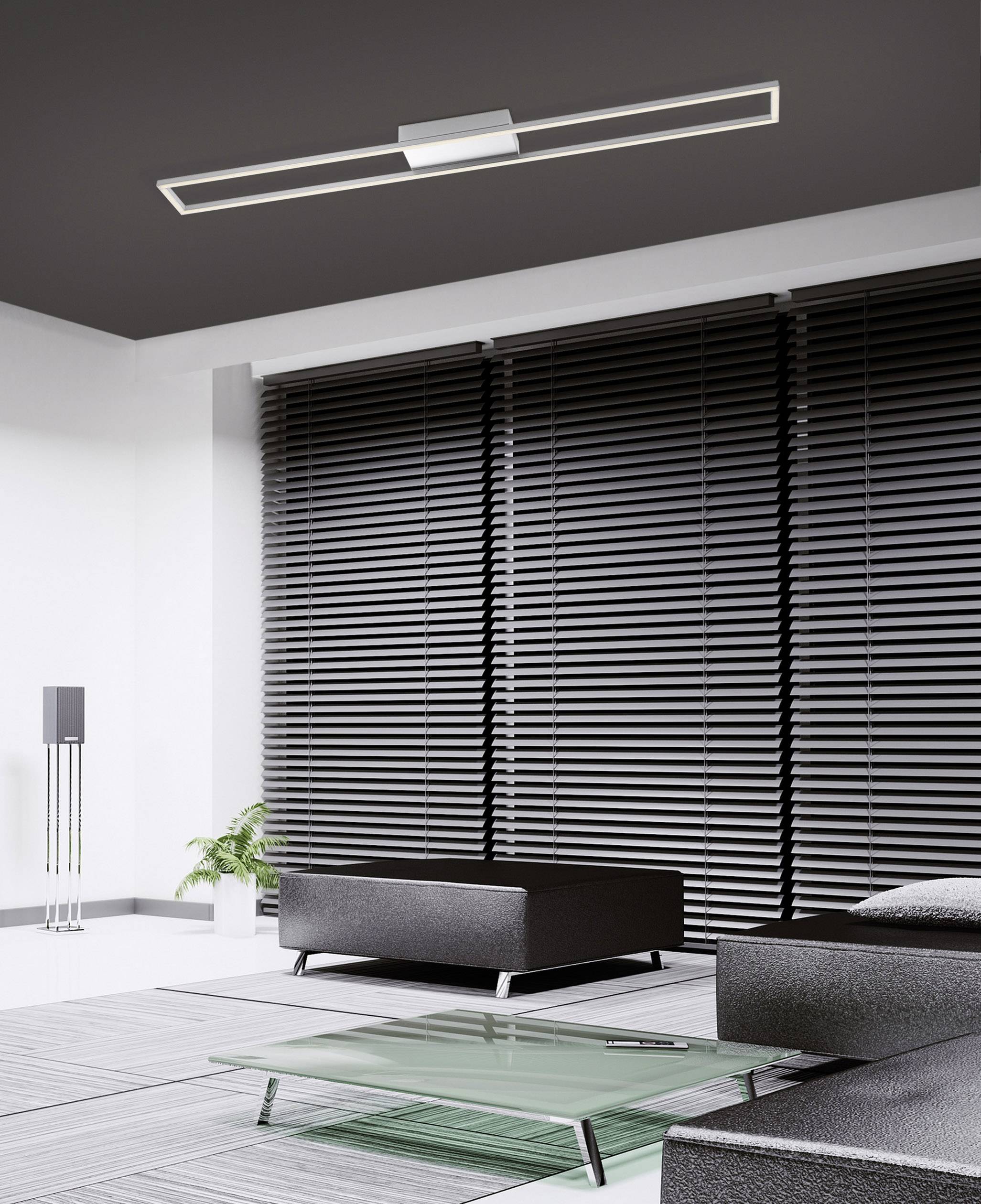 Paul Neuhaus 8085-55 INIGO LED-Deckenleuchte 36 W Edelstahl