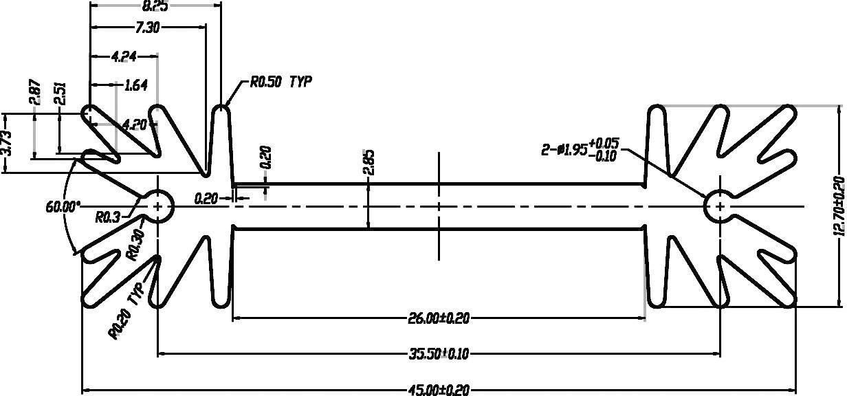CTX Thermal Solutions CTX/409/50 + PIN CTX/409/50 + PIN Profilkühlkörper 6.2 K/W (L x B x H) 50.8 x 45 x 12.7 mm TO-220, TO-218, TO-3P