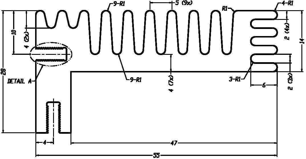 CTX Thermal Solutions CTX/96/84 CTX/96/84 Profilkühlkörper 3.8 K/W (L x B x H) 84 x 55 x 28 mm TO-220, TOP-3