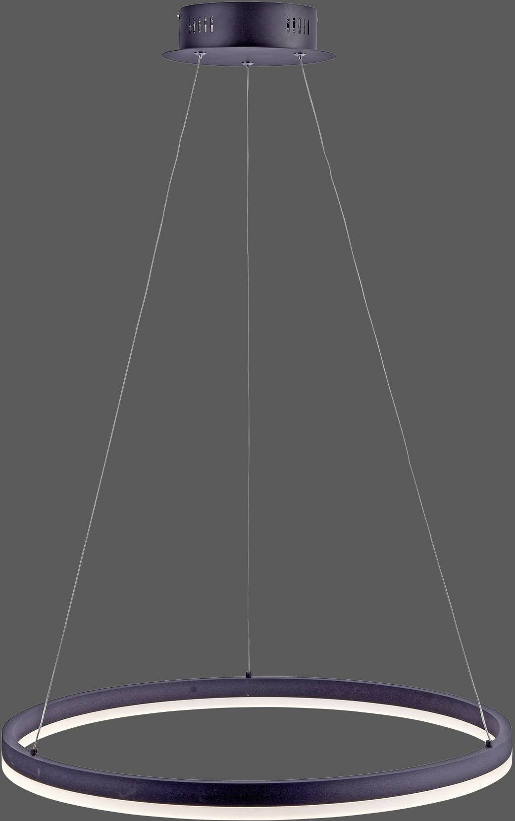 PAUL NEUHAUS LED-Pendelleuchte 2382-13 anthrazit, 38,5 W, 5250 lm, 3000 K