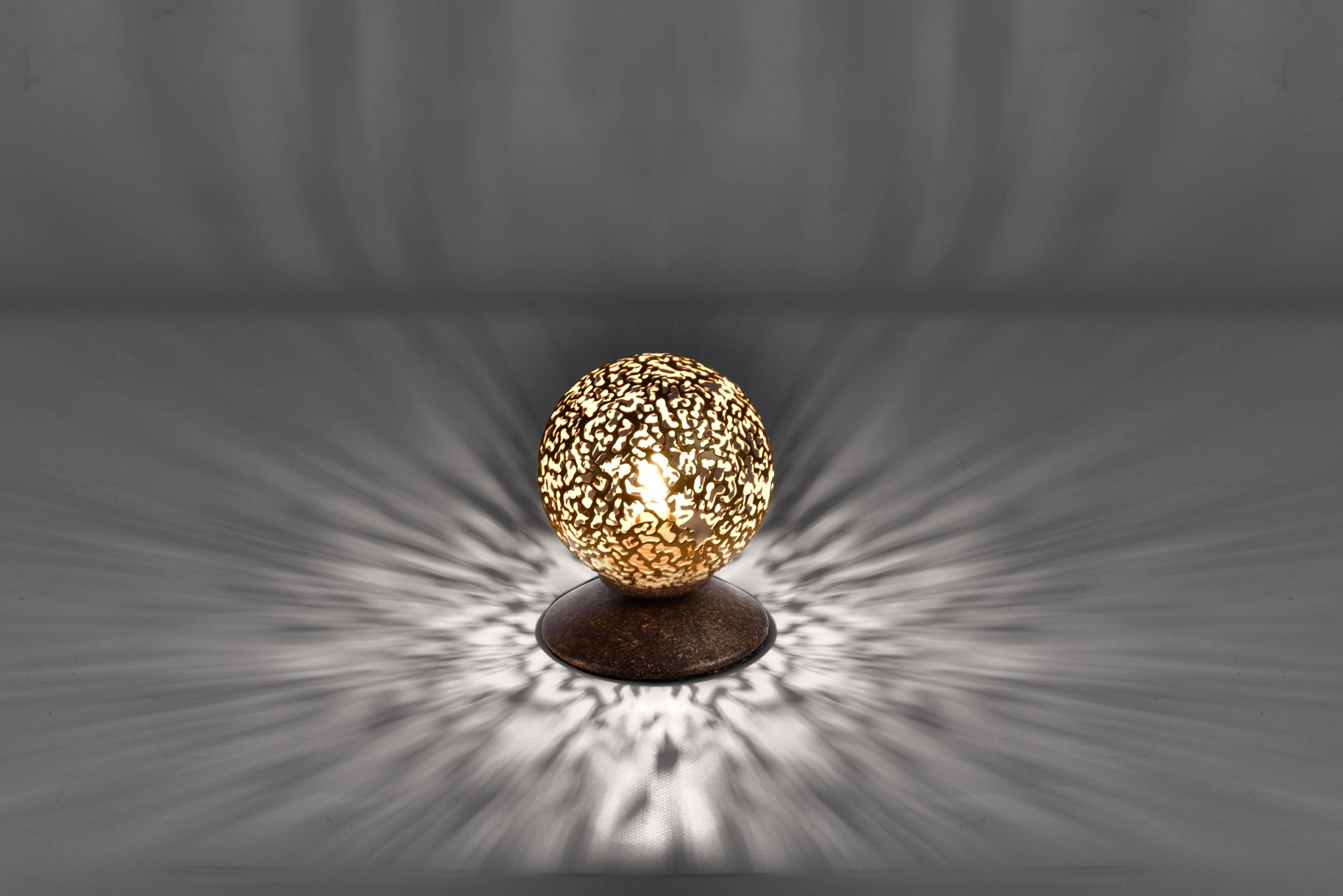 Paul Neuhaus GRETA 4031-48 Tischlampe LED, Halogen G9 40 W Rost, Gold