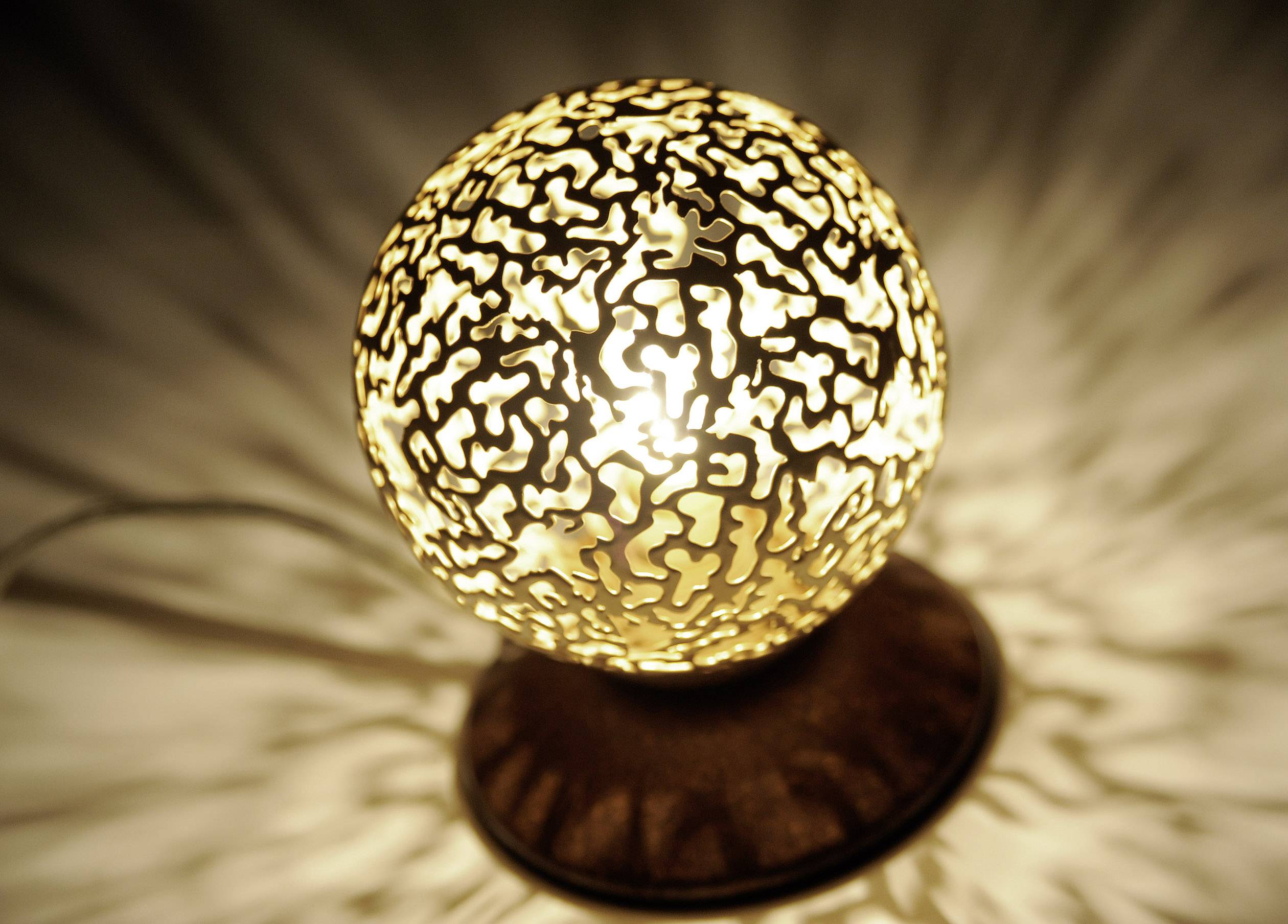 Paul Neuhaus GRETA 4031-48 Tischlampe LED, Halogen G9 40 W Rost, Gold