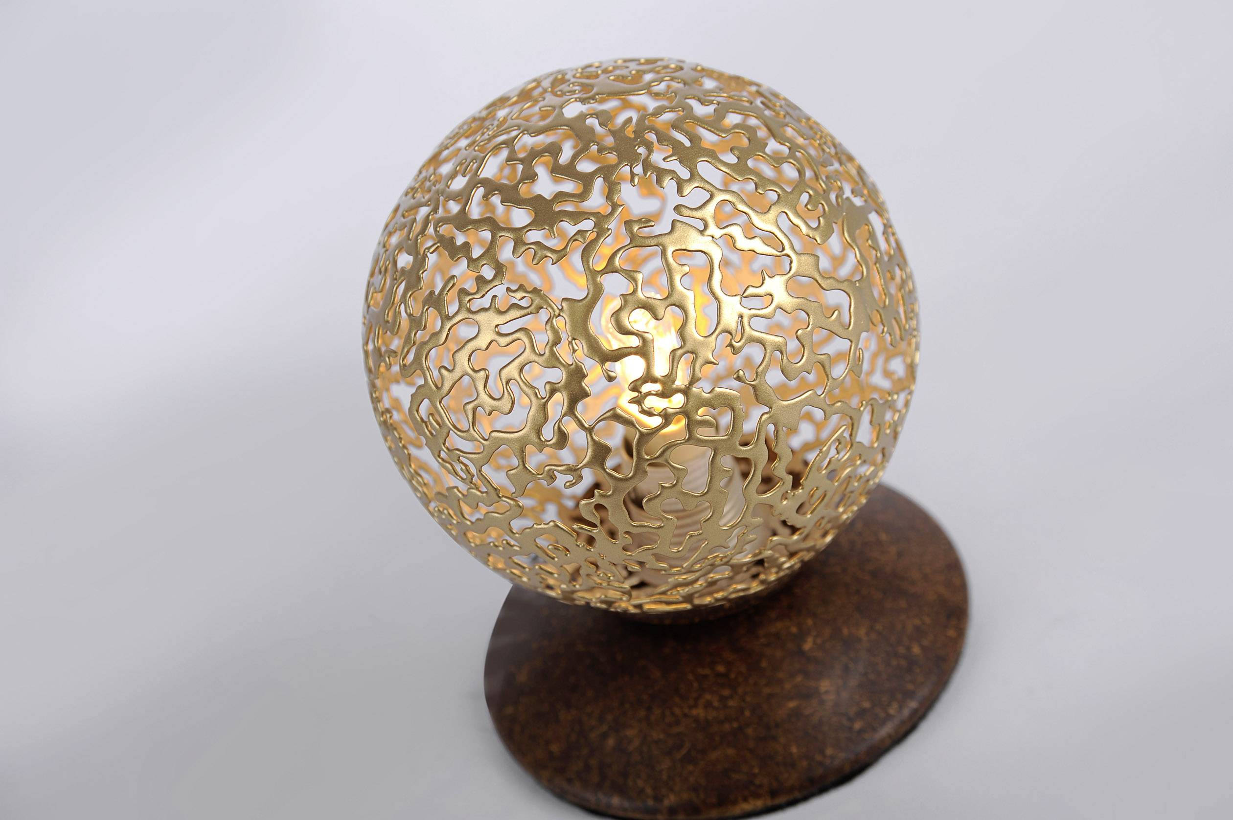 Paul Neuhaus GRETA 4031-48 Tischlampe LED, Halogen G9 40 W Rost, Gold