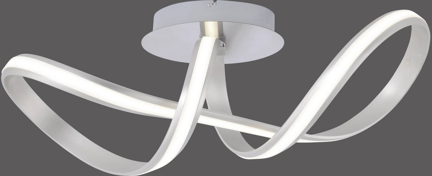 Paul Neuhaus 8331-55 MELINDA LED-Deckenleuchte 30 W Edelstahl (gebürstet)